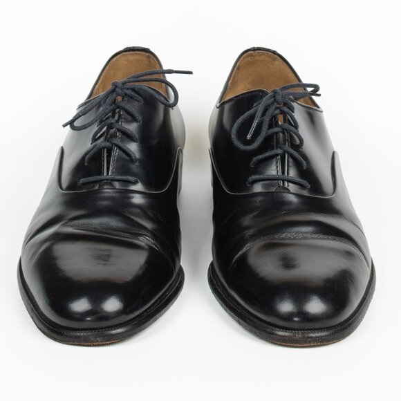 Mario Bruni Italian Men\'s Leather Lace Up Oxfords Shoes Black sz 8.5 main image 11
